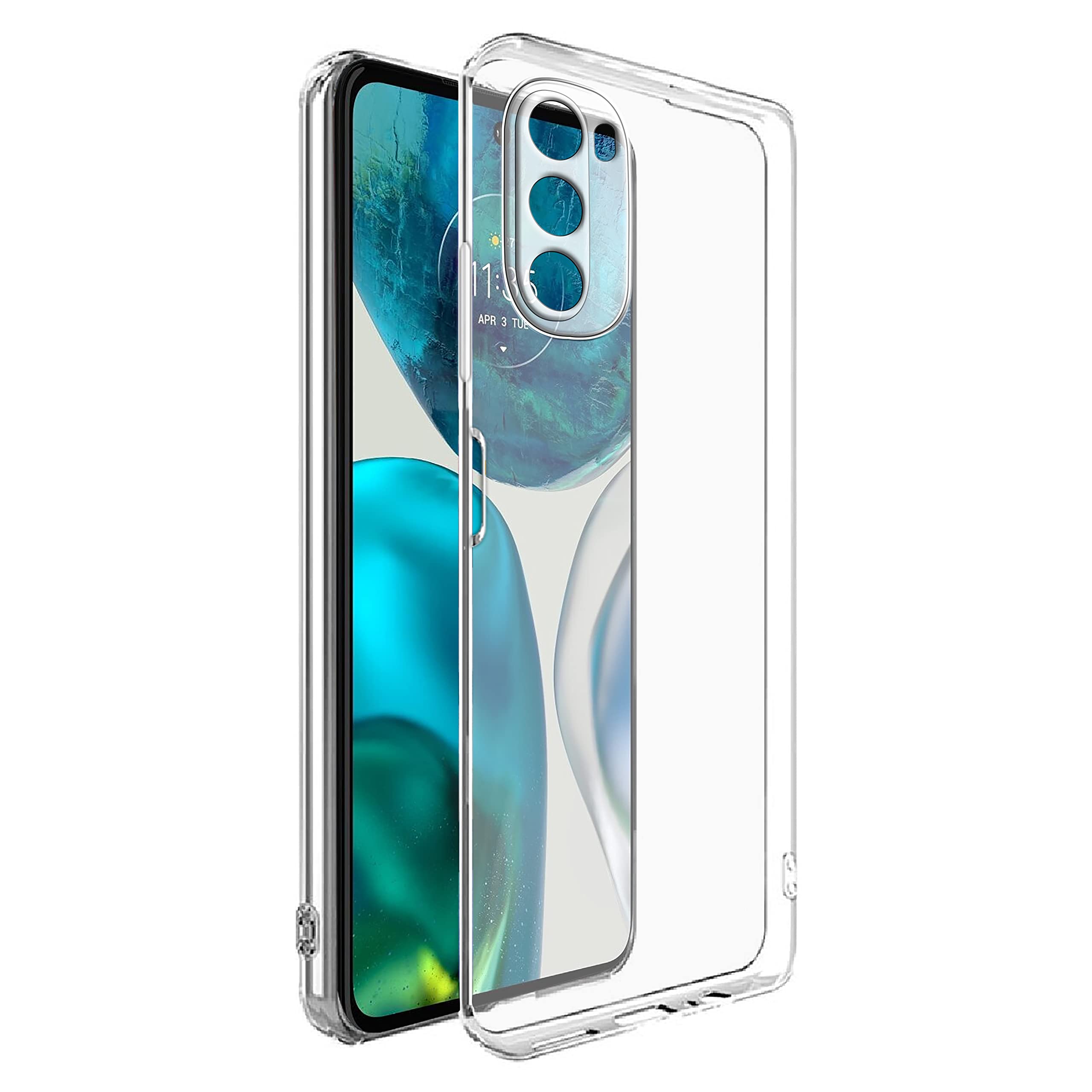 Amazon Brand- Solimo Basic Case for Motorola G52 4G / Moto G82 5G (Thermoplastic Polyurethane_Clear) (B0B6GL6CZ1) Amazon Price History, Amazon Price Tracker