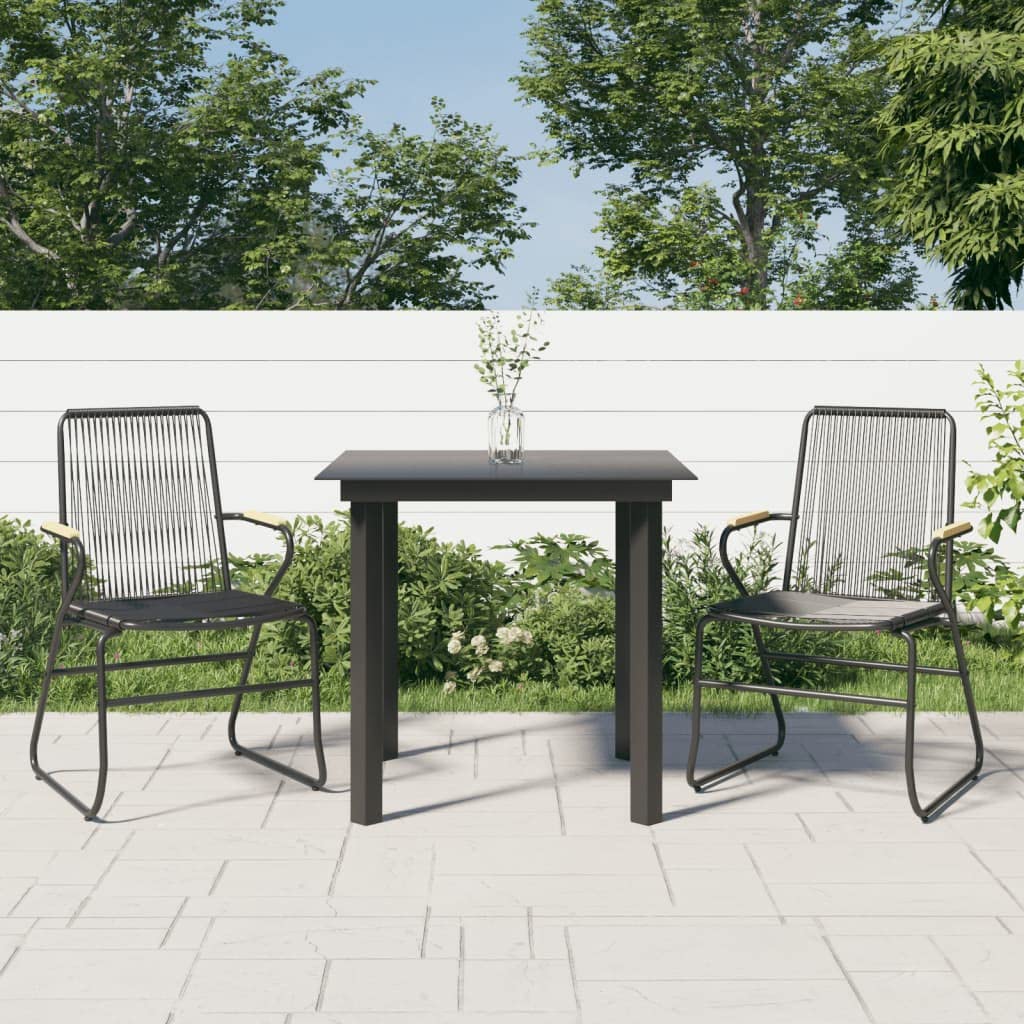 Salon de jardin compact 3 pièces pour optimiser l'espace des petits extérieurs