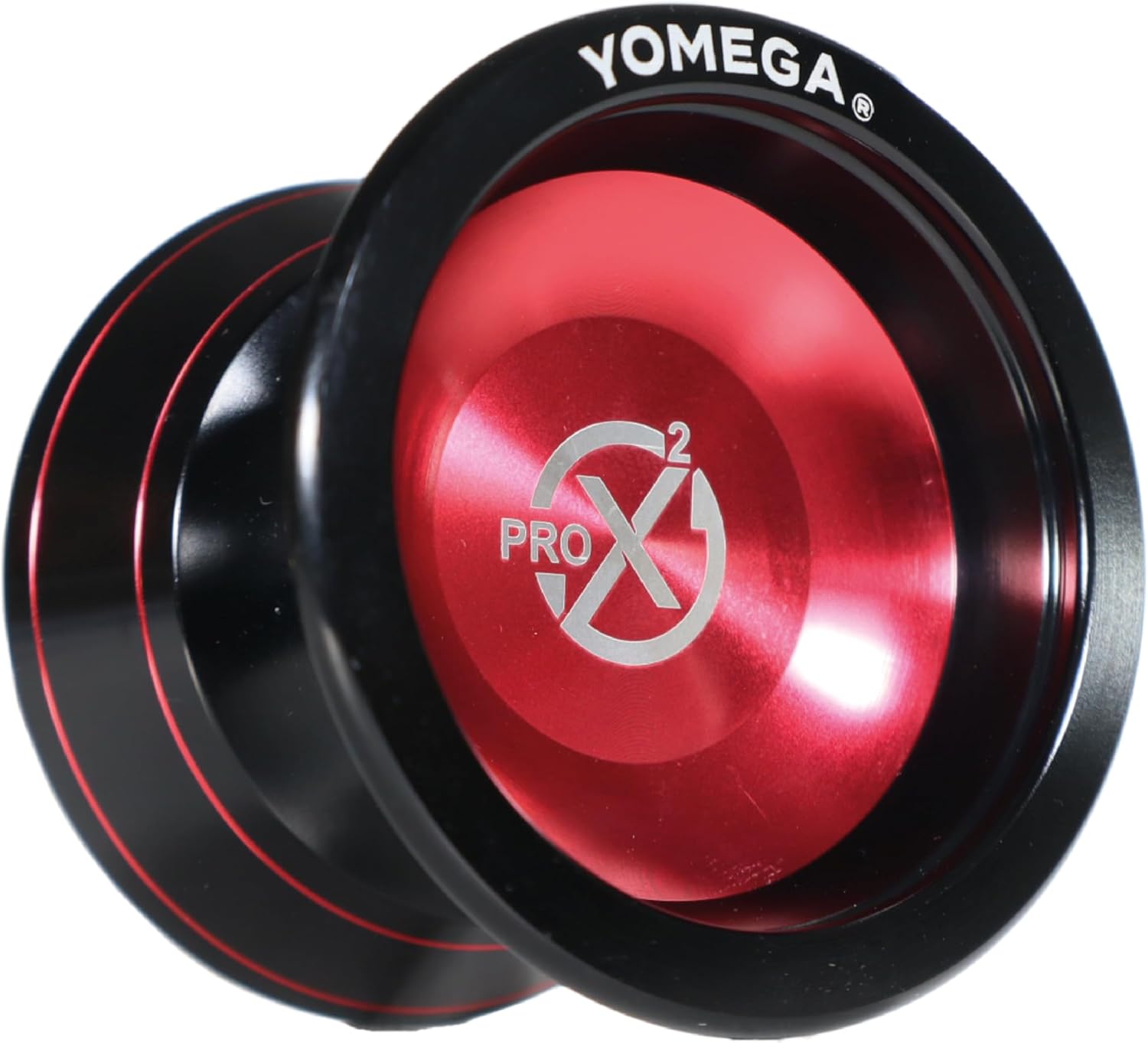 Yomega Pro x2 – Pro Level Aluminum Yoyo for Advance Players – H Shaped, C Size Ball Bearing with Adjustable Responsive/Nonresponsive Play + 3 Month Warranty (Red)