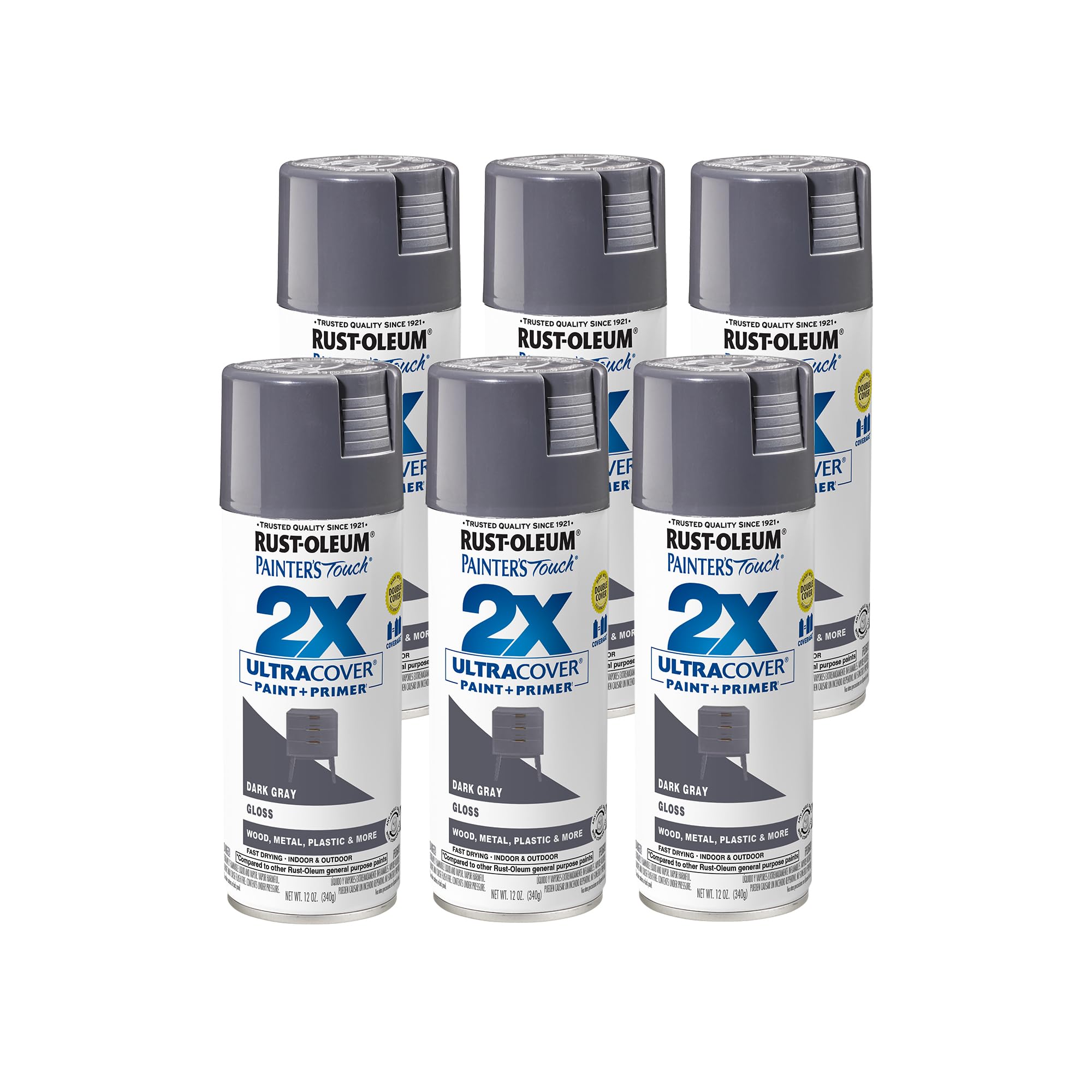 Rust-Oleum 334031-6PK Painter's Touch 2X Ultra Cover Spray