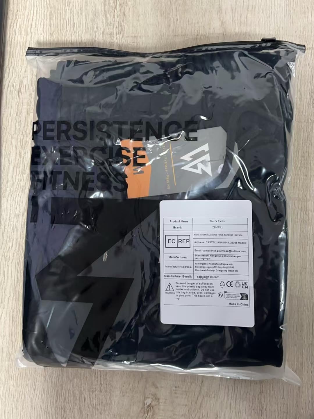 ZENWILL Gym Jogger Zip, Męskie spodnie sportowe z oddychającej siatki