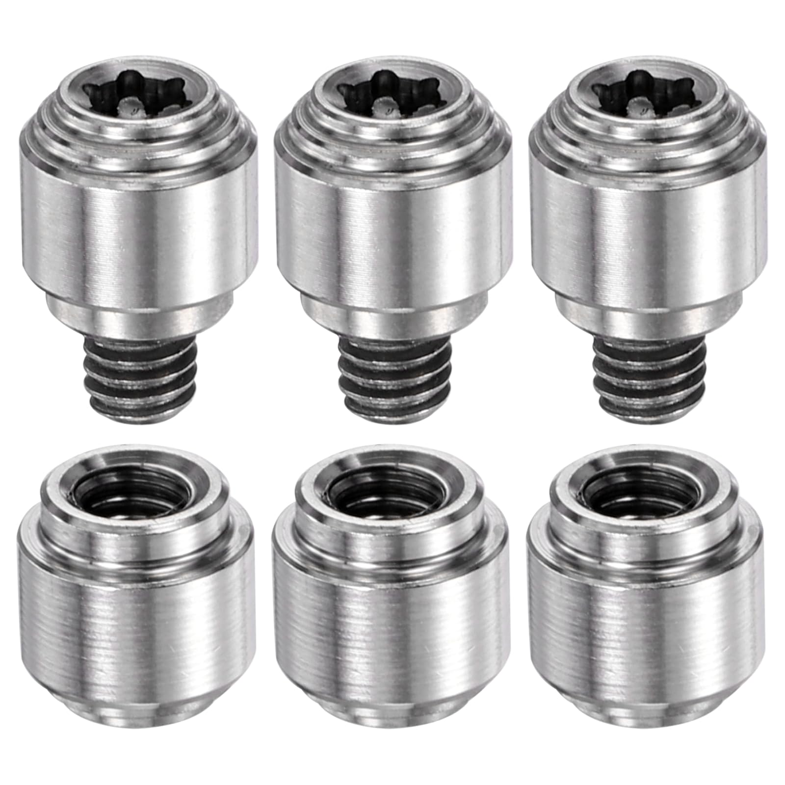 HARFINGTON 3 Set of Titanium Folding Knives Pivots Replacement for Hunting Pocket Knife Blade Screws Silver-image-13