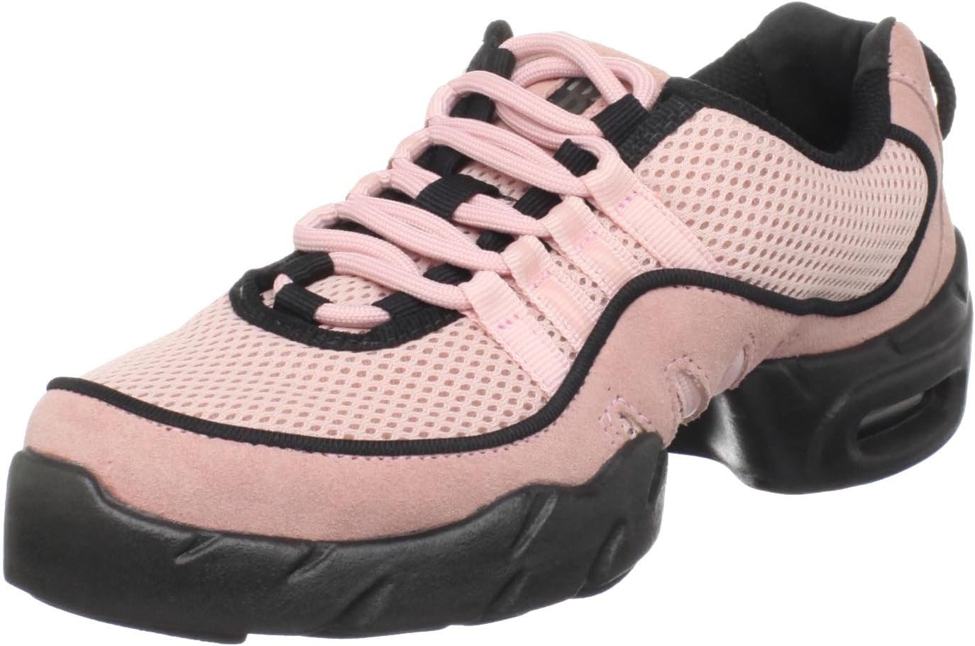 Bloch Women's Boost DRT Suede and Mesh Split Sole Dance Shoe, Pink, 4