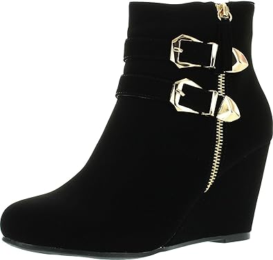 amazon wedge booties