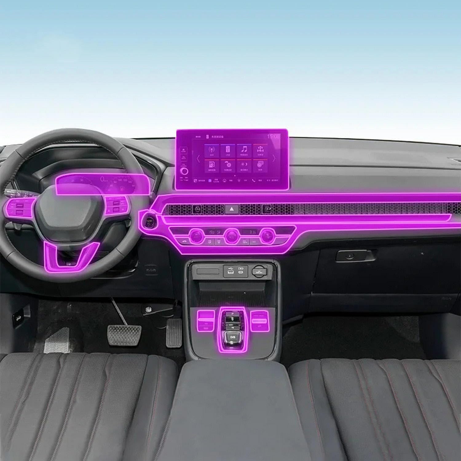 Écran anti-rayures Honda CR-V 2023 avec film protection TPU voiture