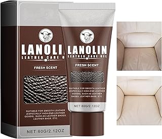 車用レザーコンディショナー,長持ちする光沢保護バーム - ソファ用皮革コンディショナー - 靴内側、ブーツ、家具、ソファ、シート、財布、ジャケット、バッグ用