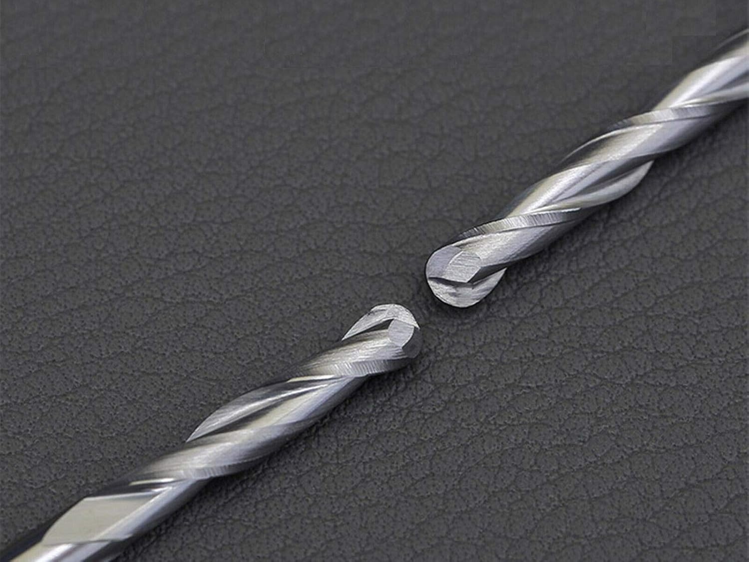 2pcs 6mm x 62mm 2 Flute Ball Nose End Mill Cutter CNC Bit