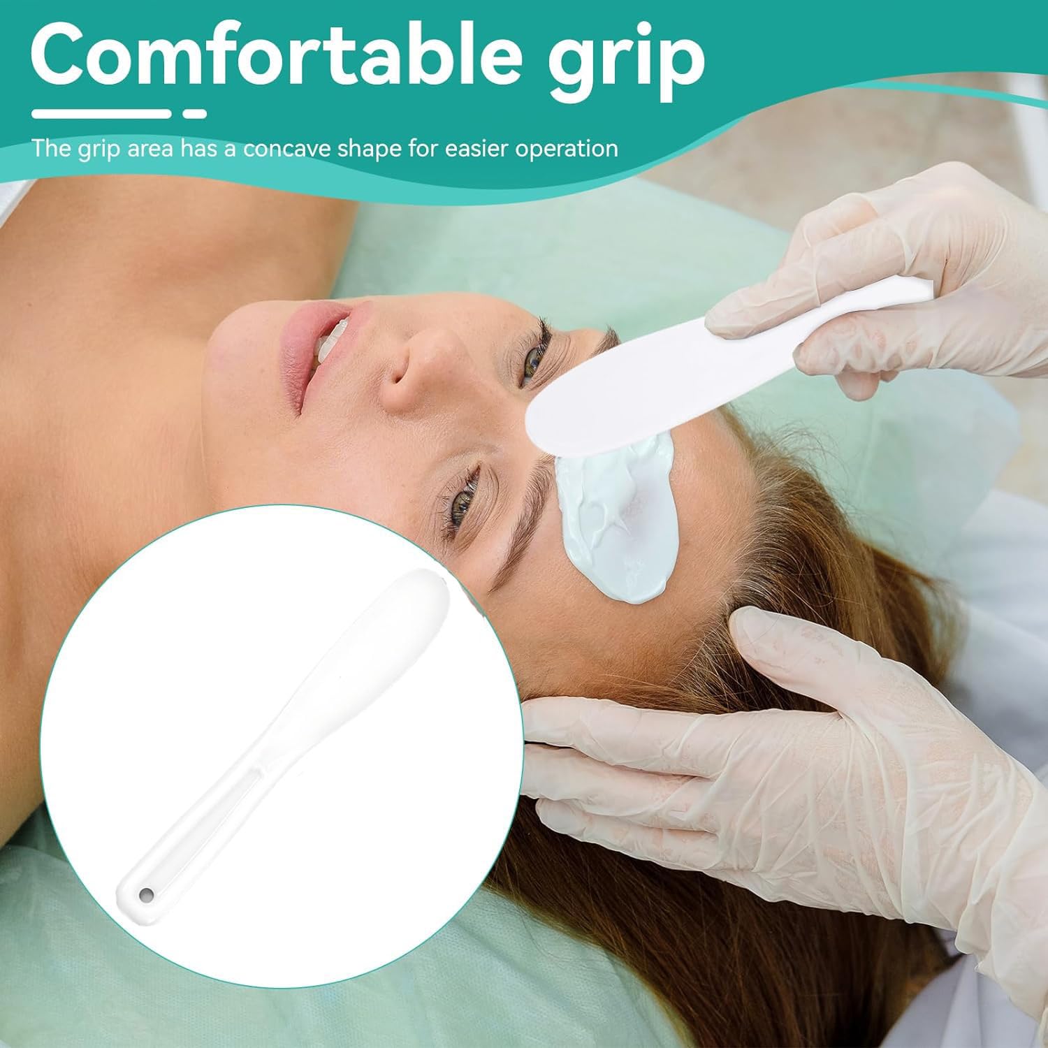 4 Pezzi Spatola per Maschera Facciale, Cosmetica Maschera Spatola, Plastica Spatole per Cosmetico, Applicatore Cucchiaio di Miscelazione, Cura della Pelle Spatole, per La Cura Della Pelle