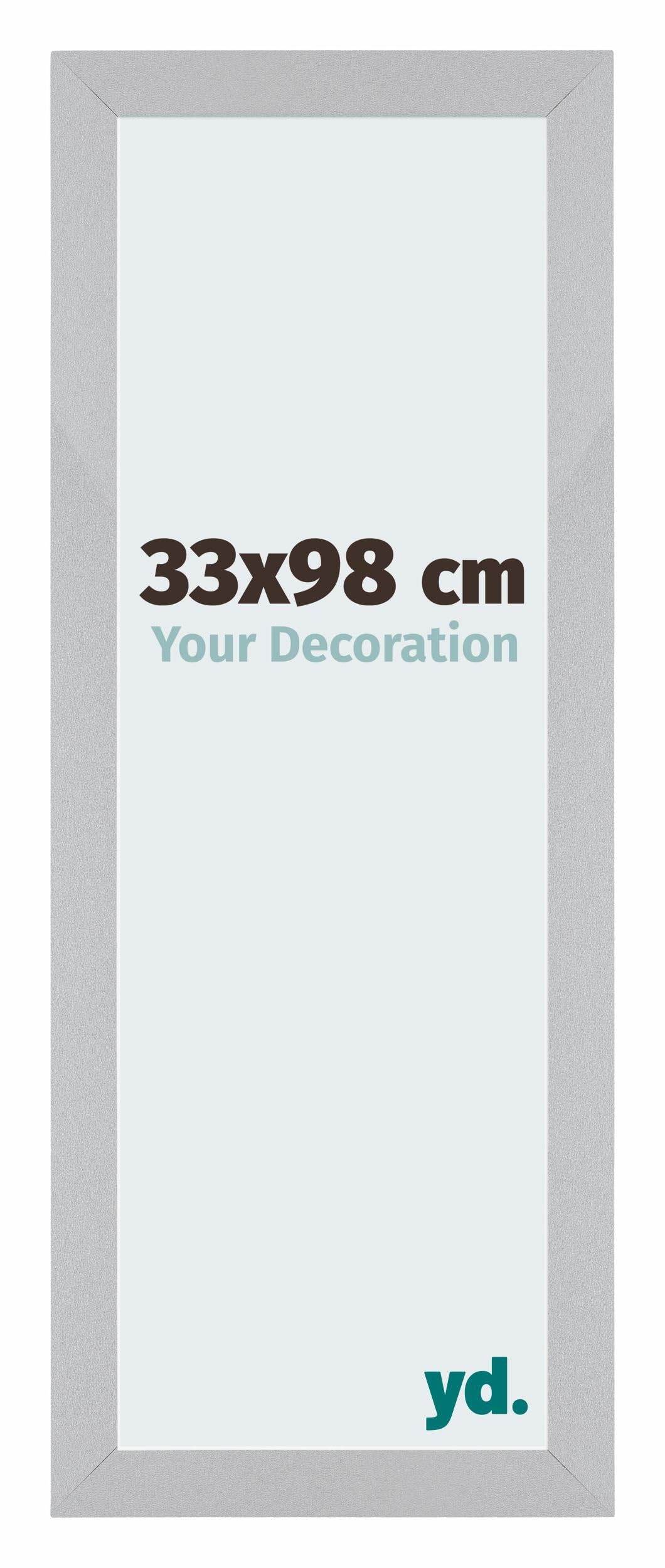 Your Decoration - Puzzle frame 33x98 - Silver Matte - Puzzle frame 500-1000 Pieces - MDF Photoframe - Mura