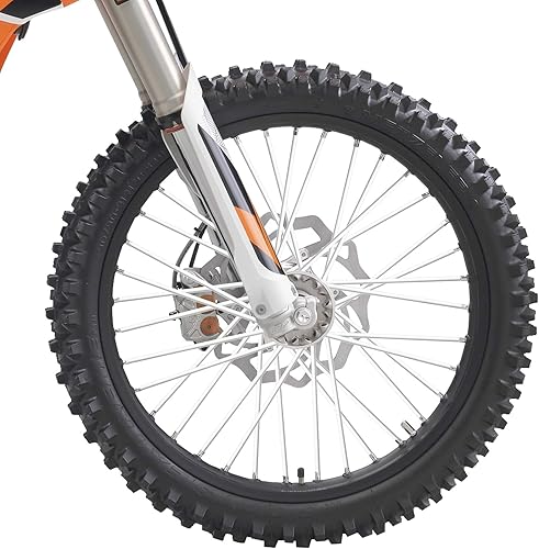 Miniatura 55 de PSLER 72 fundas de radios para decoración de tuberías para motocicleta, motocross, pit Dirt Bike Azul cielo