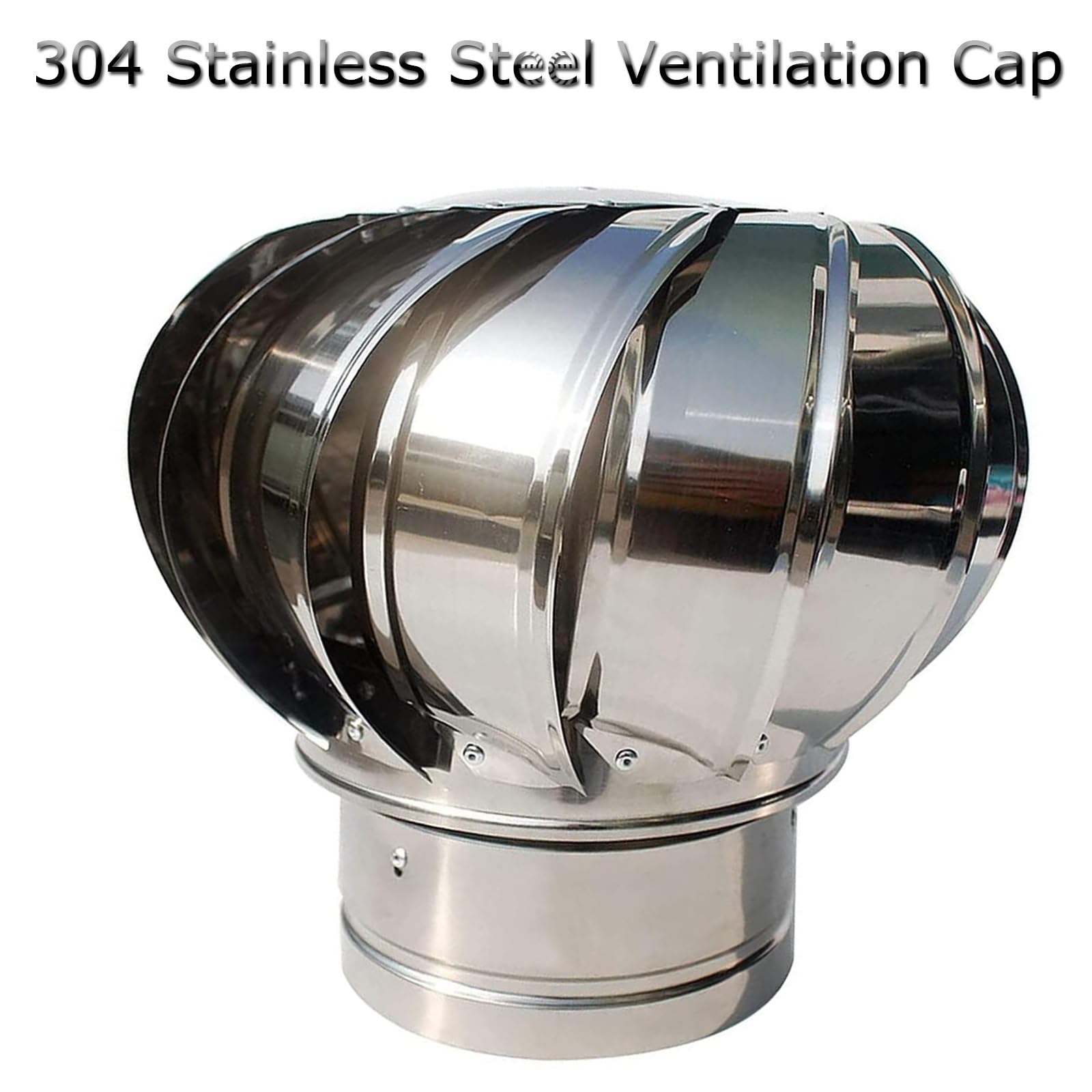Cubierta de ventilación Ventilador de Techo, Rejillas de ventilación de turbinas eólicas, Viento Reforzado internamente, Ventilador, ventilación de Campana extractora, Campana Redonda de Air