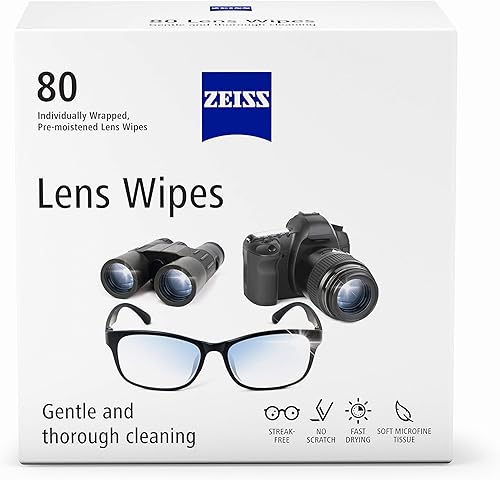 Vista 25 de Zeiss - Toallitas de limpieza prehumedecidas para lentes, 6 x 5 pulgadas (400 unidades)