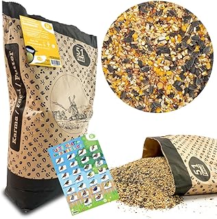 ARPON Premium Wildvogelfutter | Vogelfutter für Wildvögel, ganzjährig | Hochwertige Mischung aus verschiedenen Samen für Wildvögel 10kg| Energieriches Winterfutter für Vögel mit erstklassigem Inhalt product image