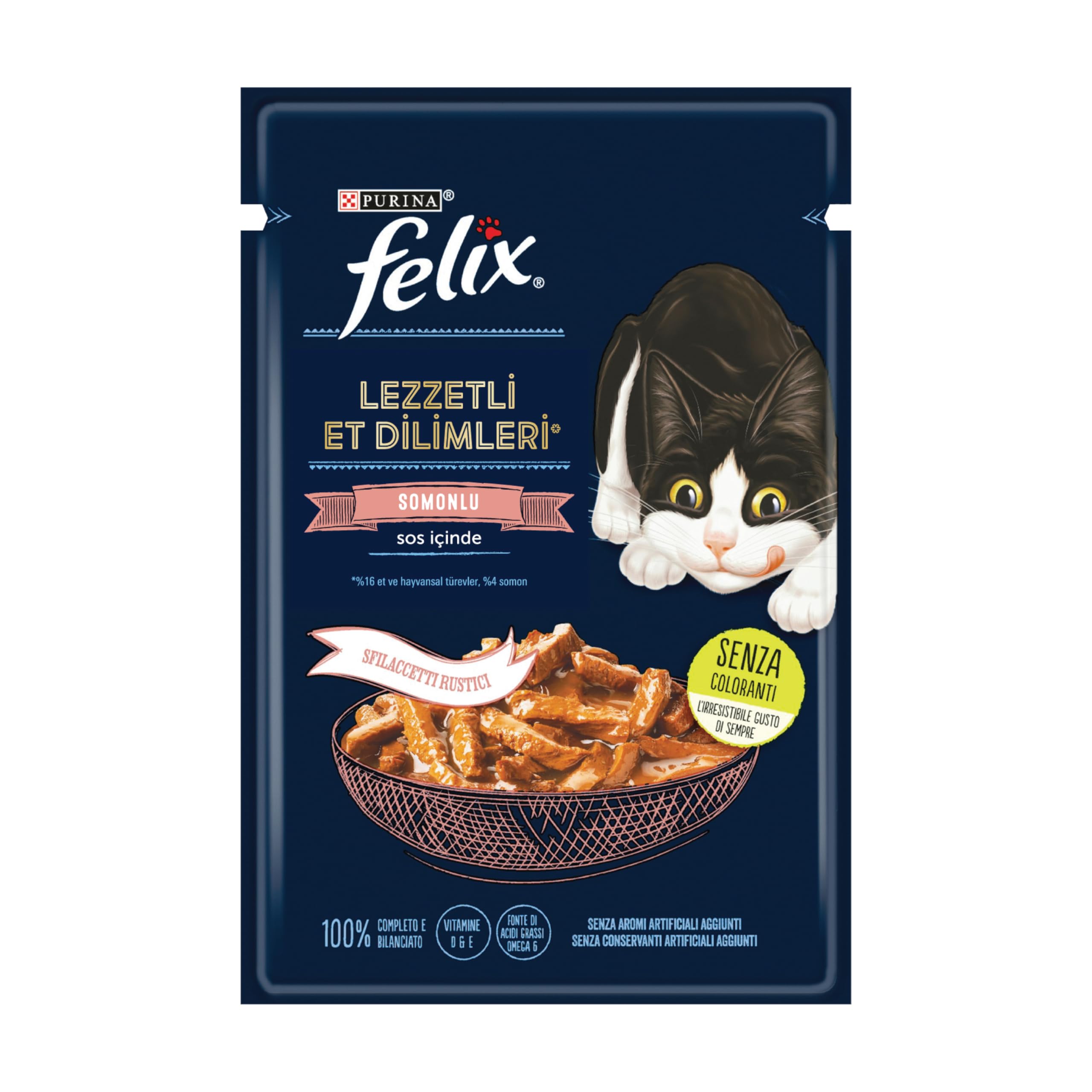 Felix Lezzetli Dilimler Somonlu 80 Gr Tekli Paket