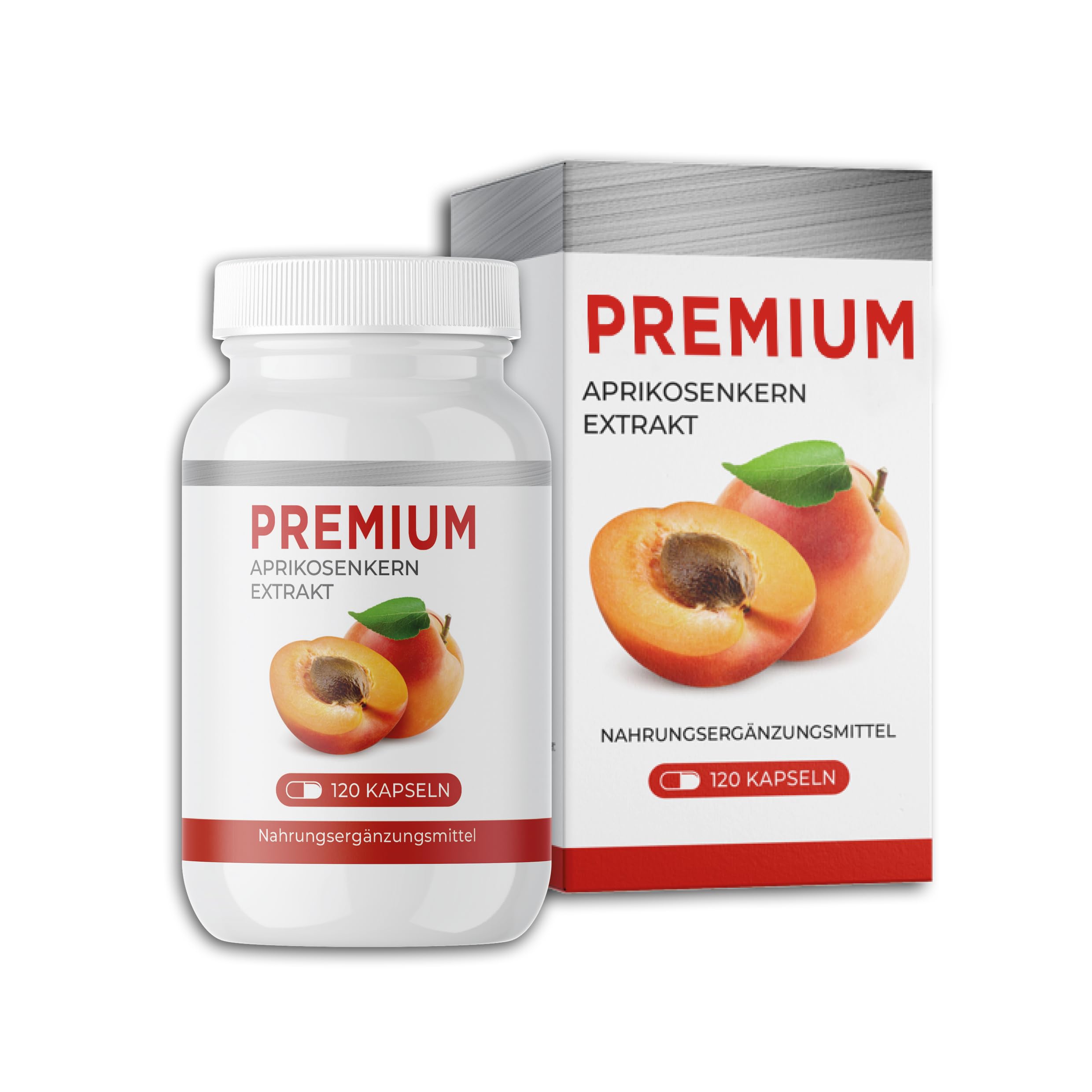 Aprikosenkern Extrakt 1000 mg (120 Kapseln) – Hochdosierter 5:1 Extrakt ohne Bitterstoffe | Mit natürlichem Vitamin C (Acerola) | Laborgeprüft & sicher | Vegan & rein