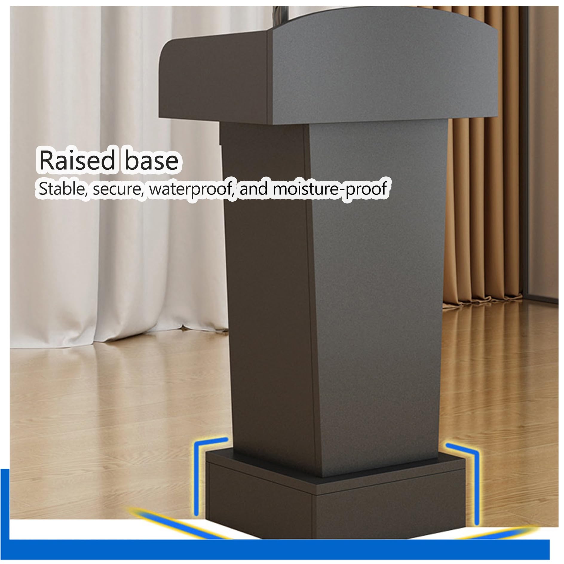 Bancone Reception,Tavolo Alto,Banco Reception,Supporto per Podio,Chiesa Pulpito,Banco Cassa per Negozio,con Cassetti e Ripiani di Stoccaggio,per Matrimonio,Chiesa,Conferenza,Aula,Ufficio,Bar(White)