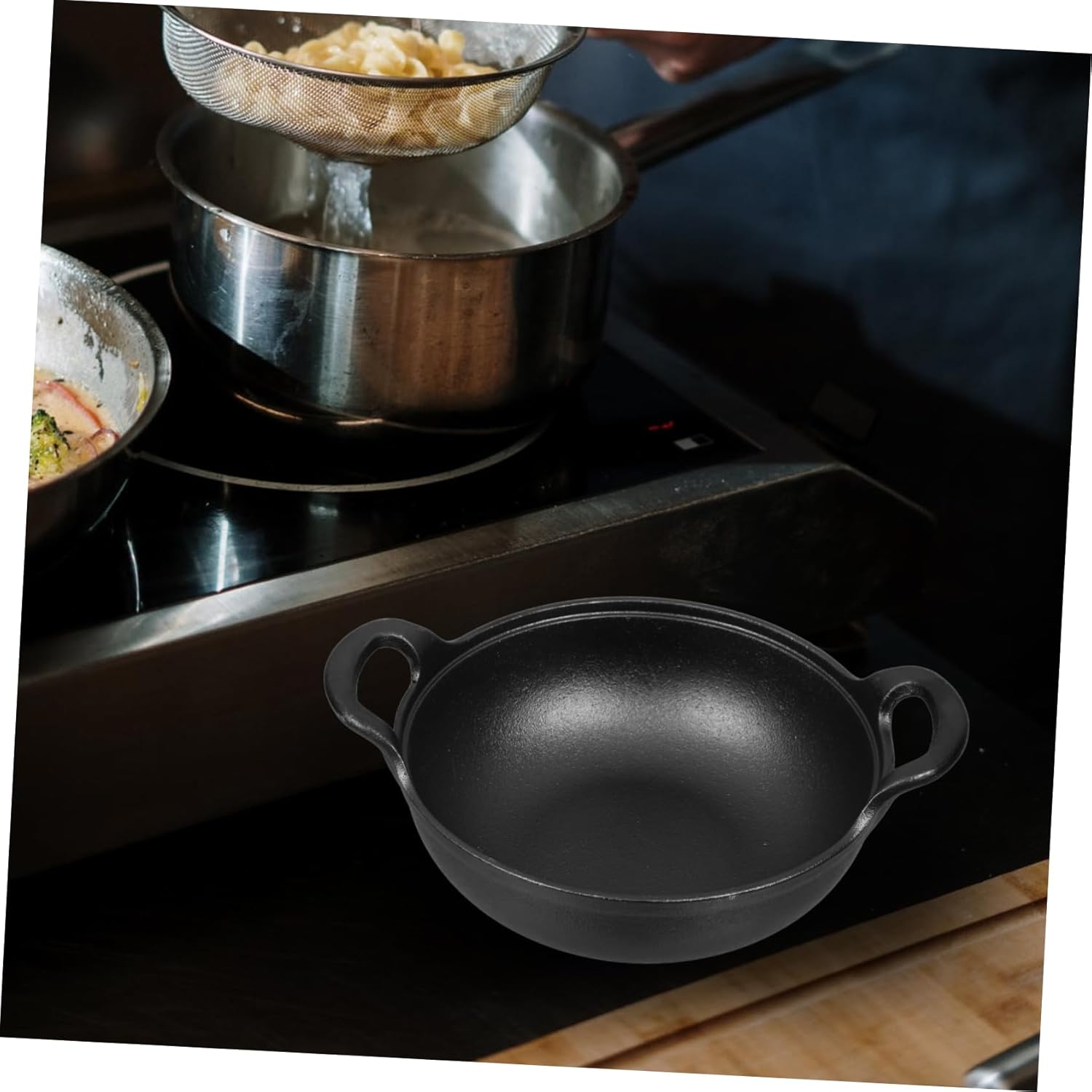 Japanese Style Hot Pot Cast Iron Saucepan Non-sticky Pot Cooking Boiler
