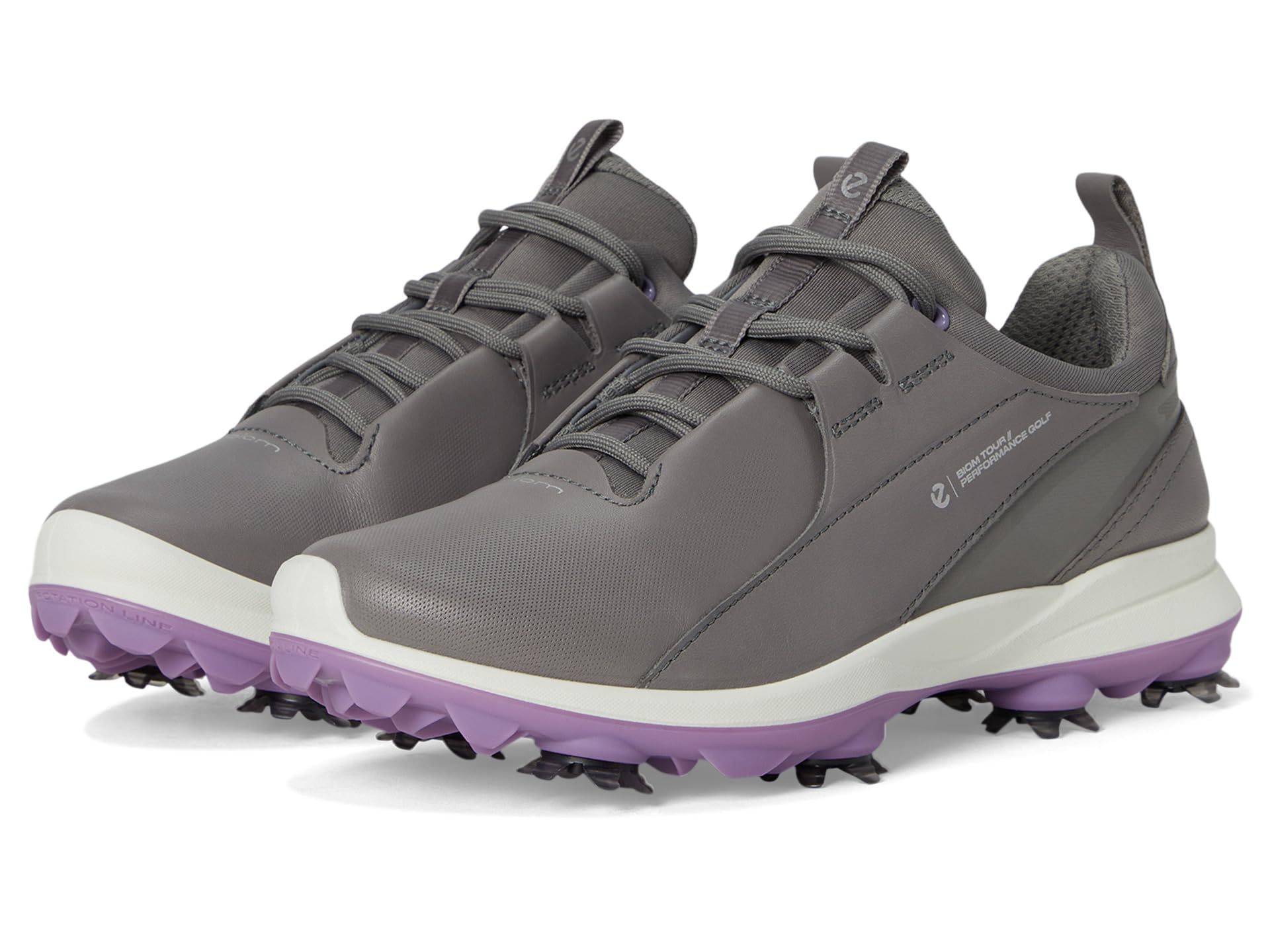 ECCO Chaussures de Golf à Pointes fluides Cuir pour Femmes 2025 BIOM Tour Lace