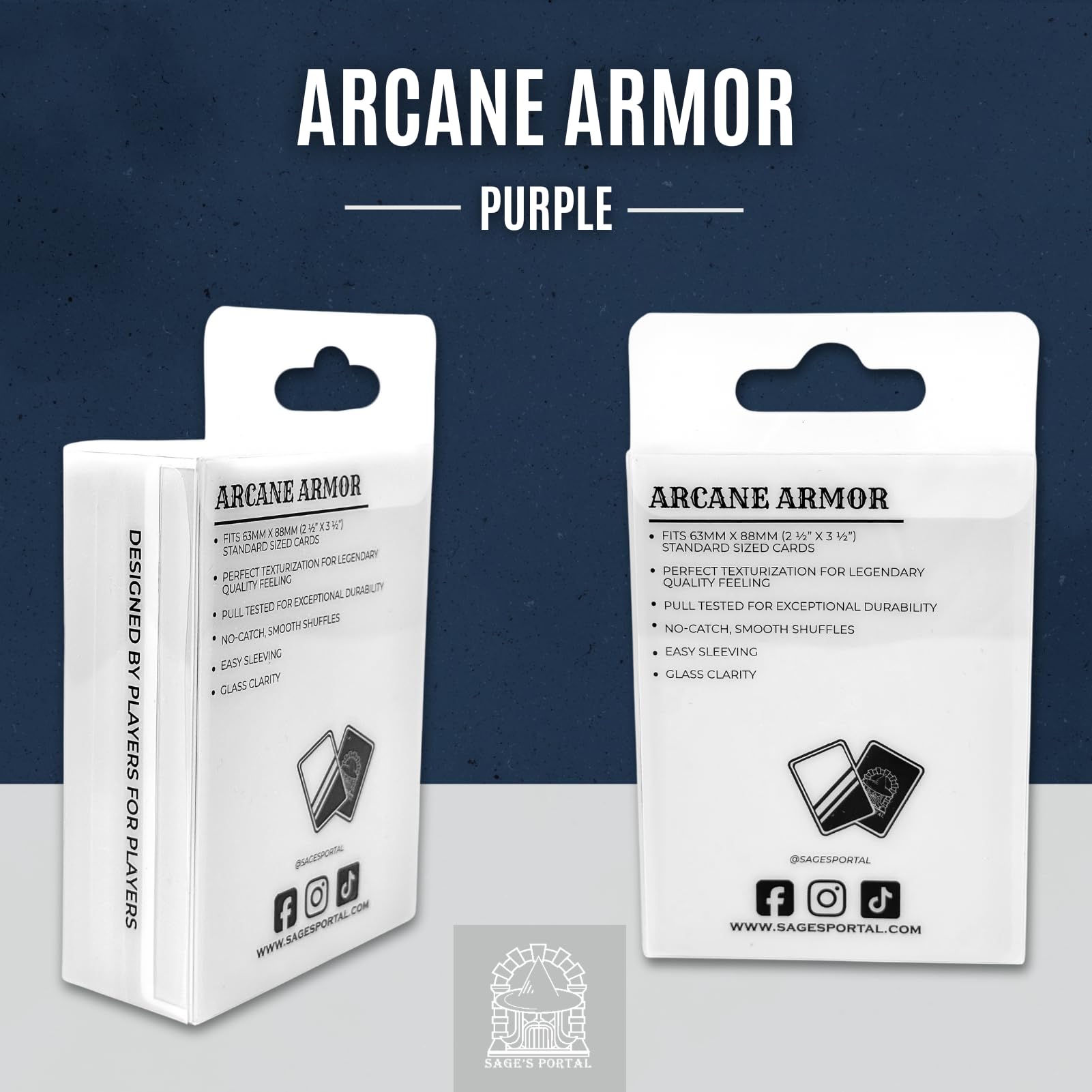 Amazon.com: Sage's Portal Arcane Armor Matte Card Sleeves