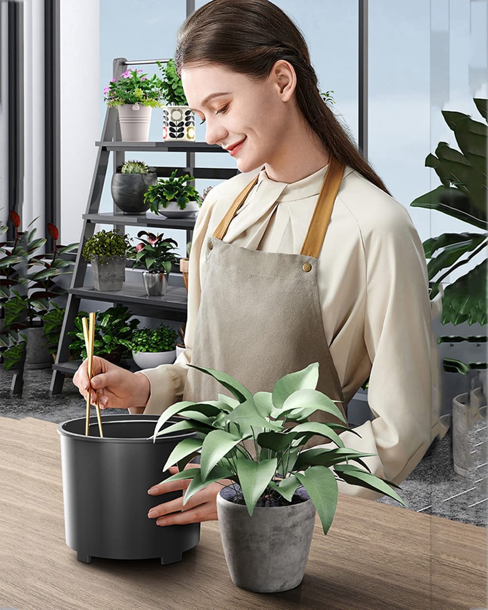 COYEUX Bidone per compostaggio Intelligente da 2,5 Litri, bidone per compostaggio Elettrico per rifiuti da Cucina, trasforma la Spazzatura in compostaggio con Un Solo Pulsante, per casa Appartamento