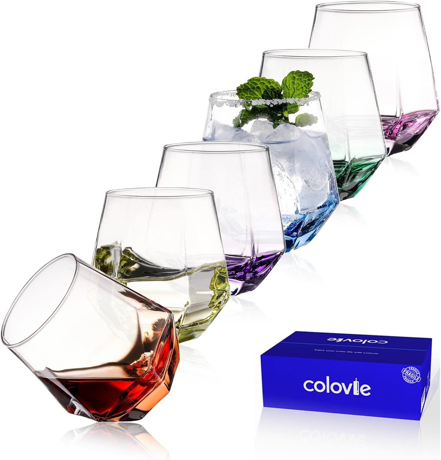 Wine Glasses Set Of 4, 13.5oz Red White Wine Glasses,Lead-free Long Stem Wine Glasses For Home, Party, Wedding, Ideal Wine Accessories Gift,Clear - View #3