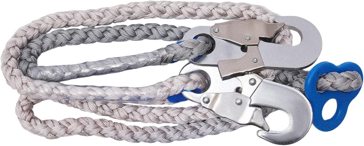 Tree Climbing Spikes Set - Upgraded Gear with Steel Forging, Adjustable Climbing Belt Rope Kit for Climbing, Picking Fruit, Indoor and Outdoor Sports