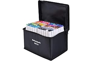 TouchFIVE Dual Tip Alcohol Art Marker Set (96 Colors)
