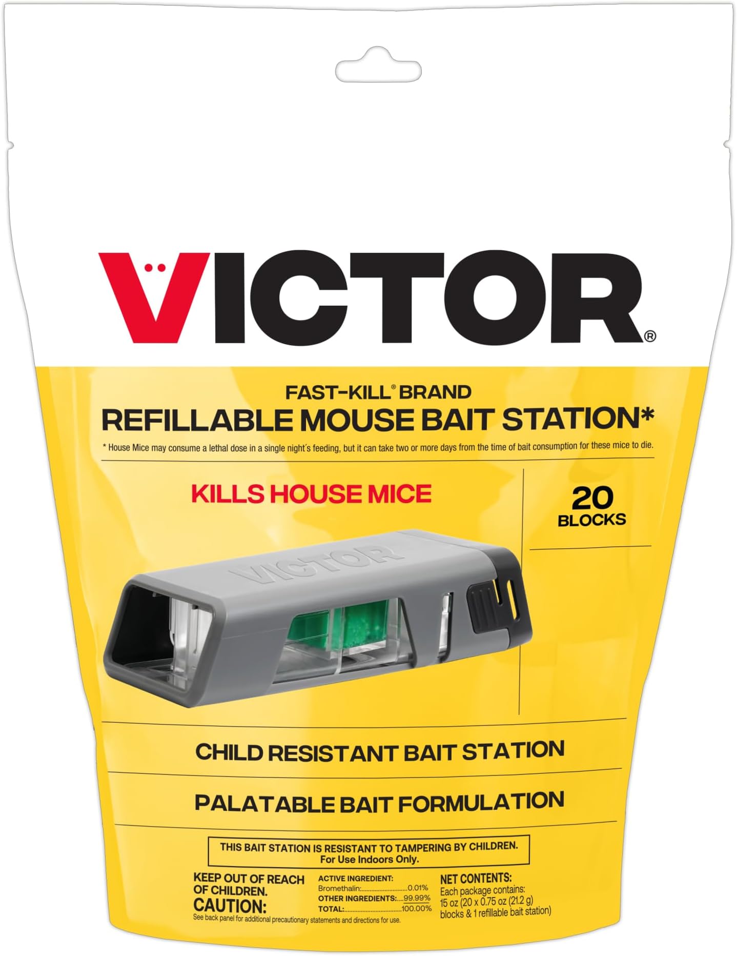 M923 Fast-Kill Brand Ready-to-Use Refillable Mouse Station