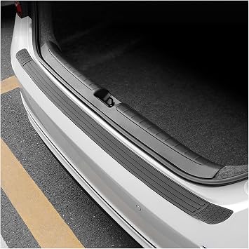 Car Rear Bumper Protector Guard for Nissan Platina Primera Qashqai Quest Rogue Safari Sentra Serena Sunny, Non-Slip Bumper Protection Strip, Trunk Anti-Collision Sticker,A 90CM*8CM