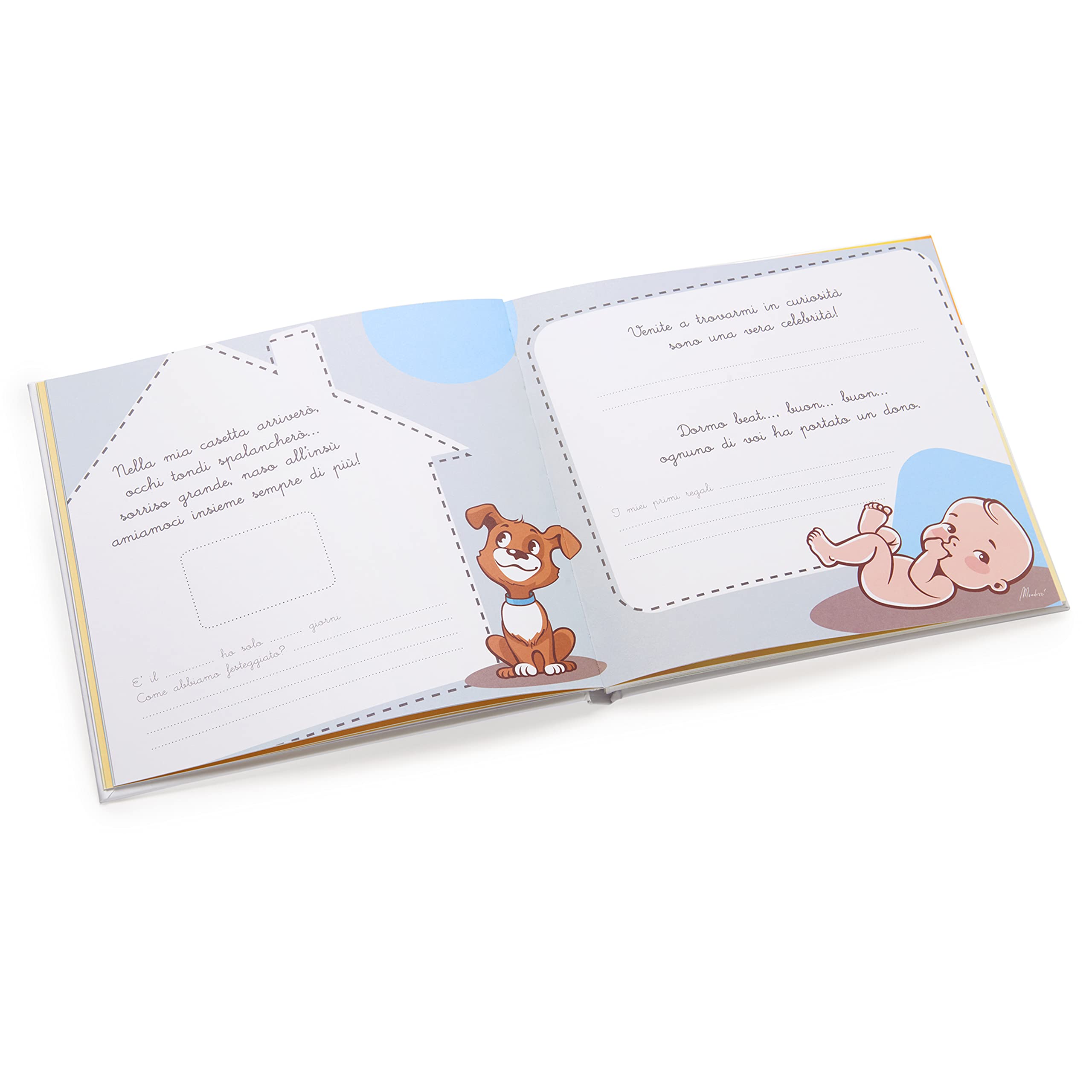 Diario Della Nascita - Il mio Primo Anno - Idea regalo nascita - Bimba