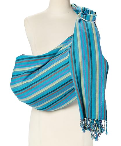Miniatura 9 de Hip Baby Wrap Portabebés Ring Sling para bebés y niños pequeños – Hermoso, 100% algodón suave, portabebés para bebés de 8 a 35 libras – Regalo