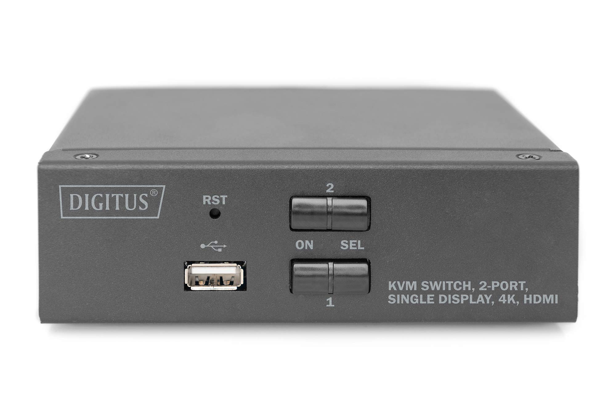 Digitus Switch Kvm, 2 Porte, Schermo Singolo 4k, Hdmi? (digitus DS-12870 - Kvm / Audio / Usb s)
