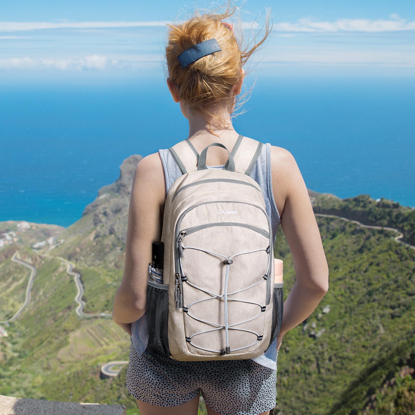 G4Free 12L/20L Zaini da escursione, Piccolo Zaino da Escursionismo, Mini Zaino Compatto Multiuso per Uomini Donne Campeggio Camminata Gita