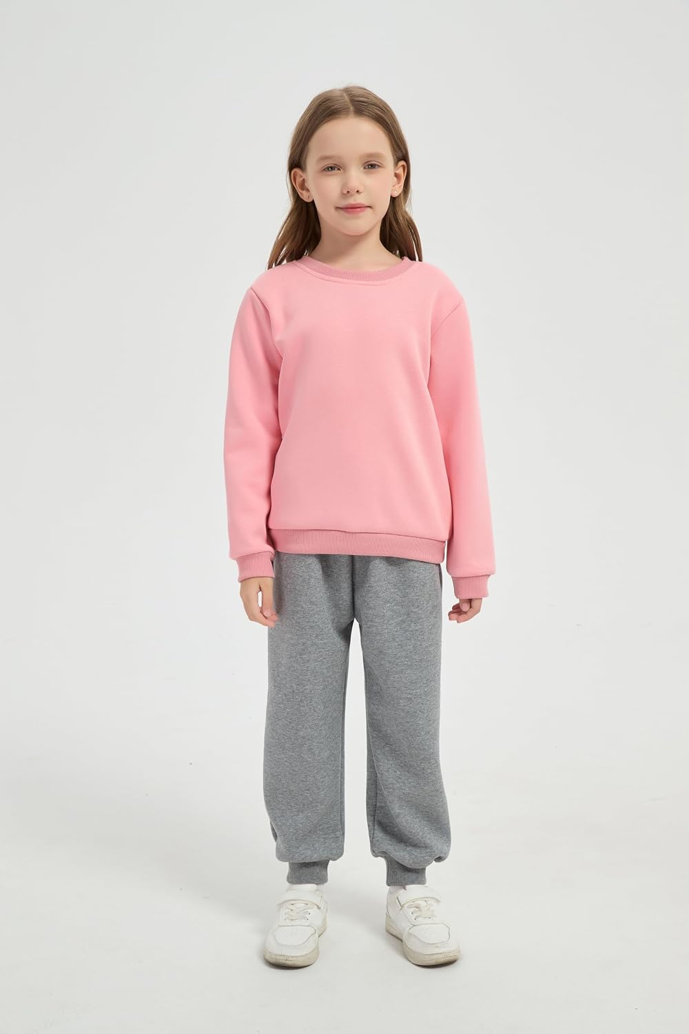 Kids Sweatpants Toddler Fleece Jogger Pants Athletic Elastic Waistband Sweatpants for Boys and Girls（2-14 Years）
