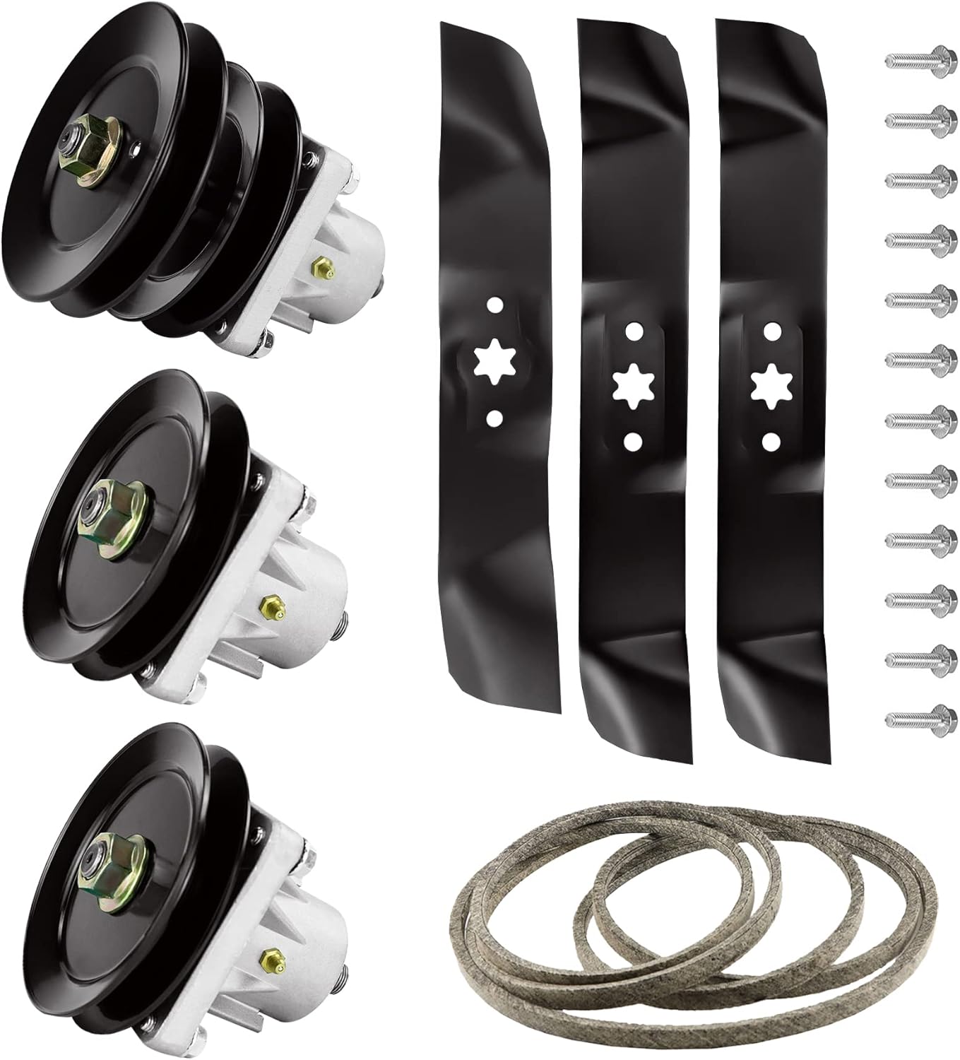 Dibanyou Spindle Rebuild Kit with Deck Blades Belt for MTD