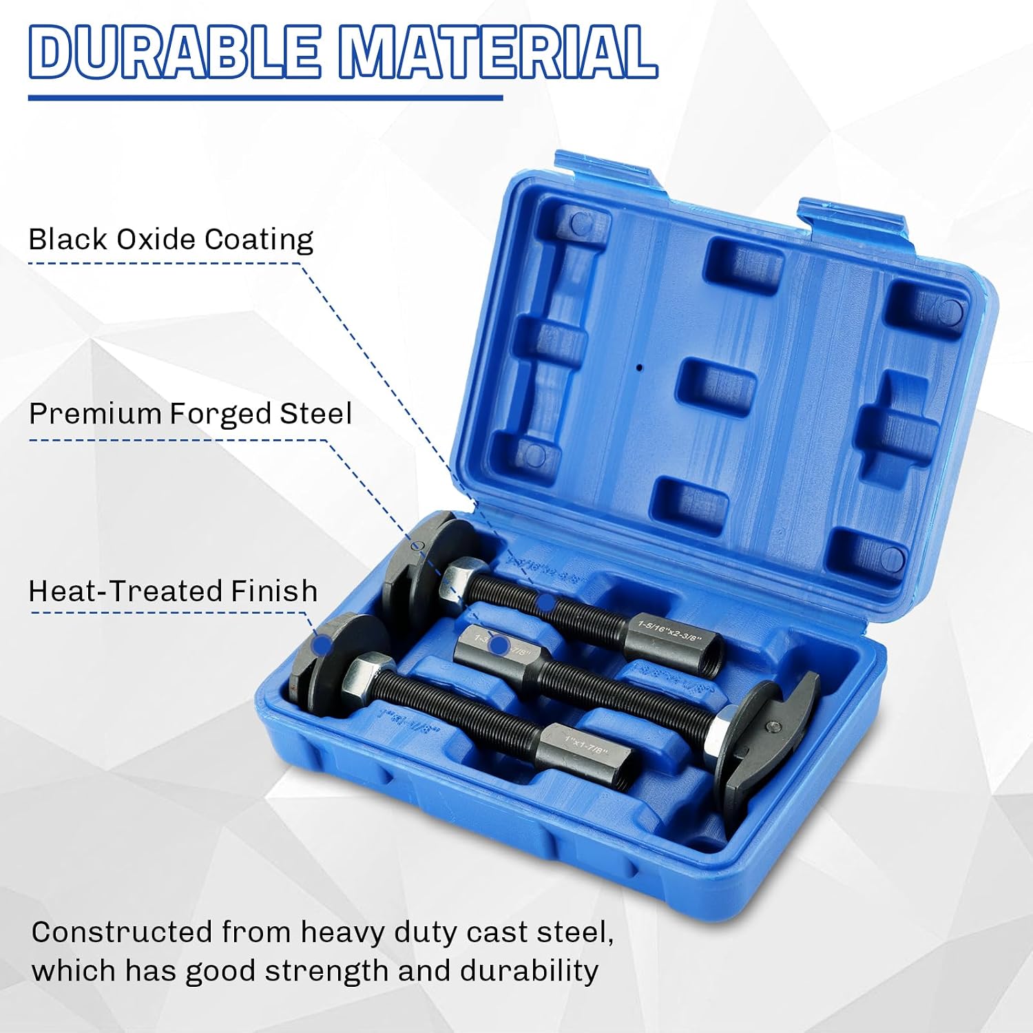 Rear Axle Bearing Remover Puller Slide Hammer Set | 3PCS Rear Axle Bearing Puller Extractor Installer Repair Tool Kit W/ 3 Sizes