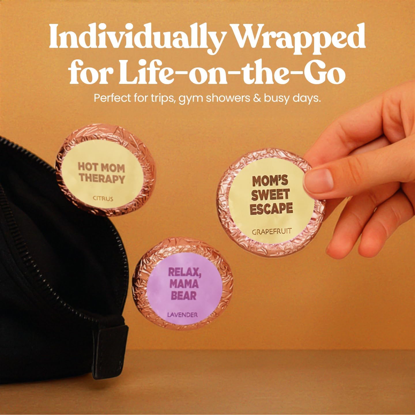 MESMOS 12 Assorted Shower Steamers Aromatherapy, Gifts for Moms Who Have Everything, Birthday Presents, Good Things & Unique Gifts for Mom from Daughter & Son, Relaxation Self Care Mom Gift Items