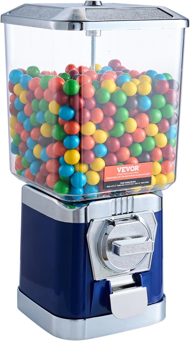 VEVOR Vending Machine, Classic Gumball Bank, Huge Load Capacity Candy Gumball Machine, Mini Vending Machines, Gumball Dispenser Machine for Kids, Perfect for