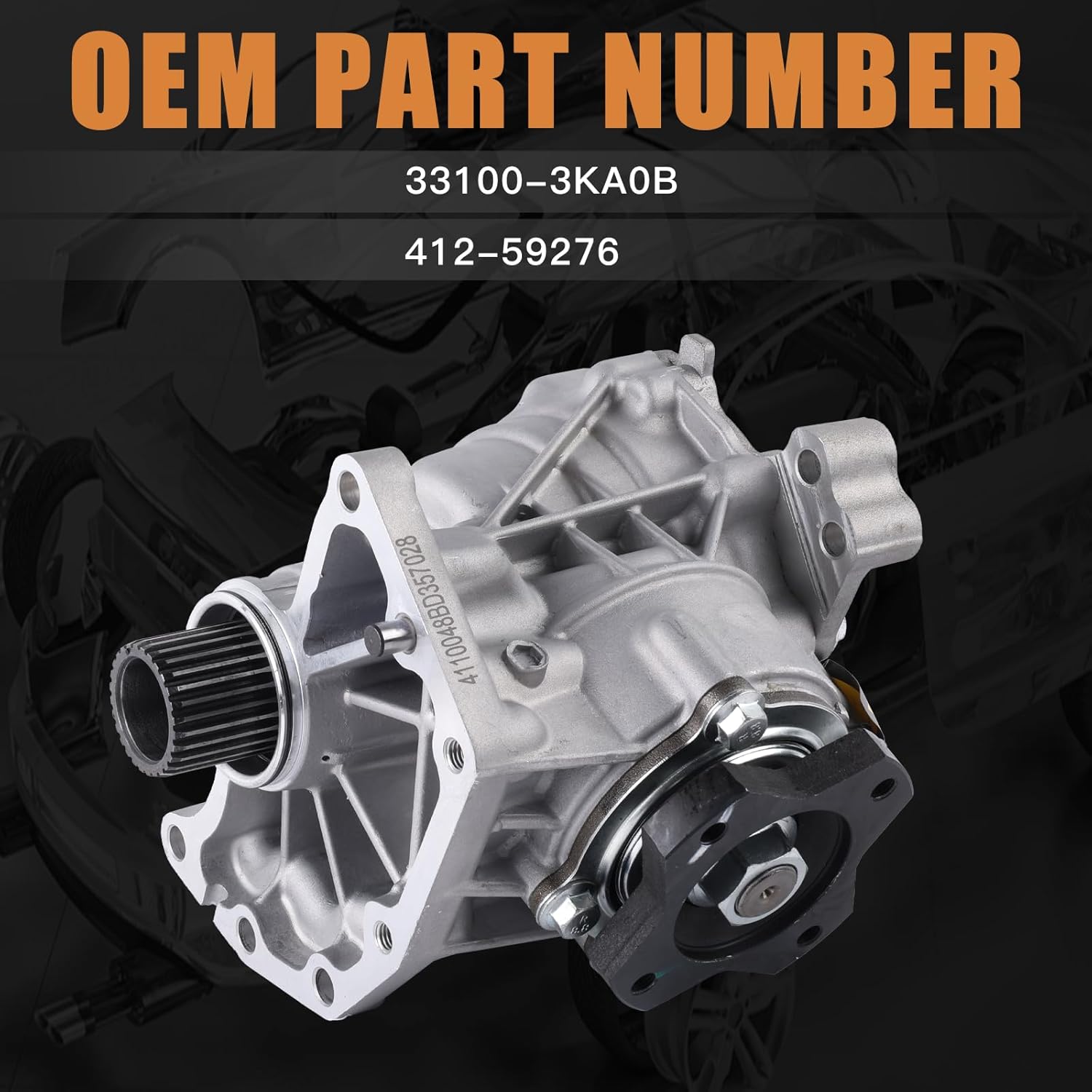 33100-3KA0B Transfer Case Assembly Compatible with Nissan Murano Pathfinder 3.5L V6 Replaces 331003KA0B, 412-59276, 41259276