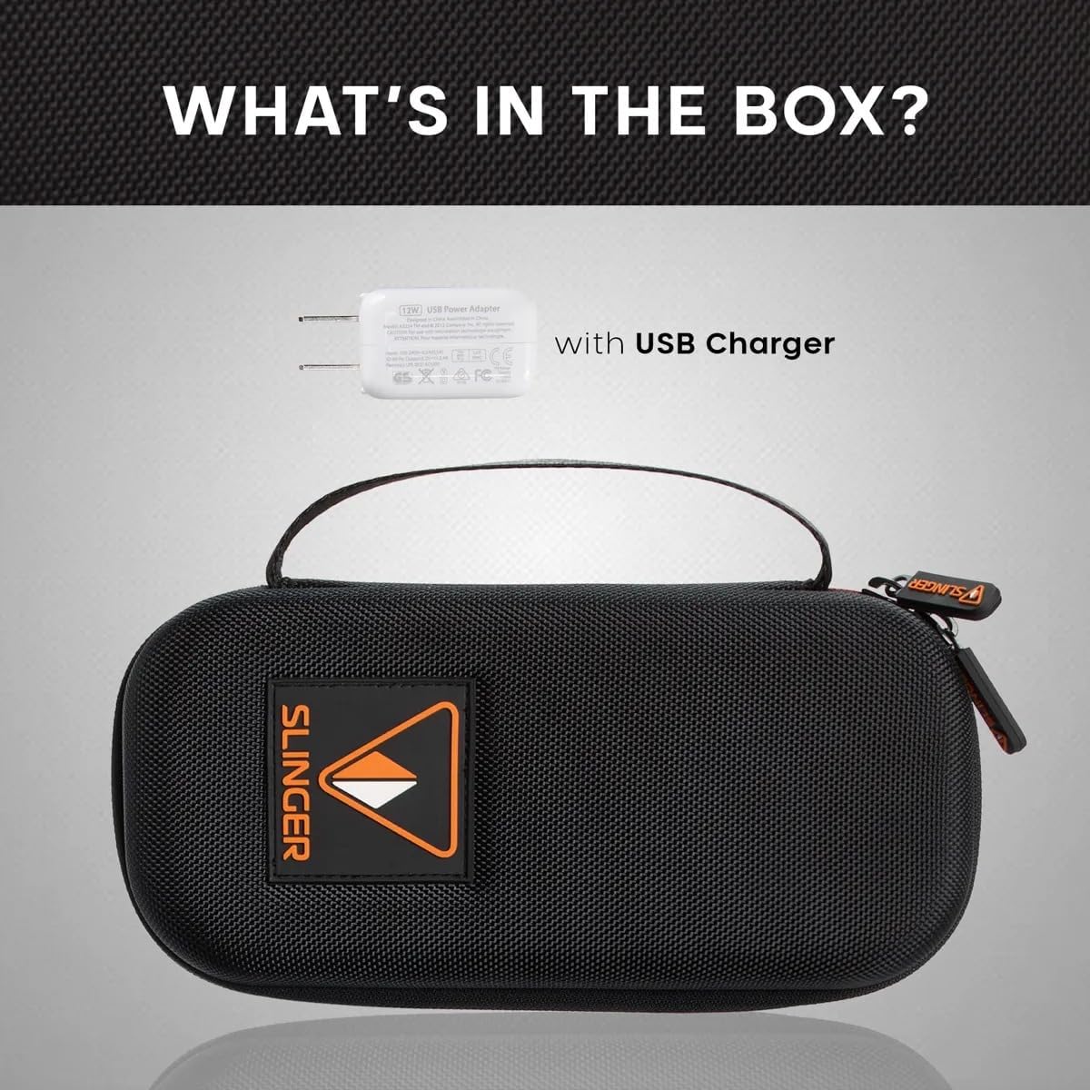 Bose NEW SoundLink Flex Portable Bluetooth Speaker (2nd Gen), Outdoor Speaker with Hi-Fi Audio, Up to 12 Hours Battery, Waterproof and Dustproof, + Slinger Hard Travel Case & USB Plug (Fog Gray)