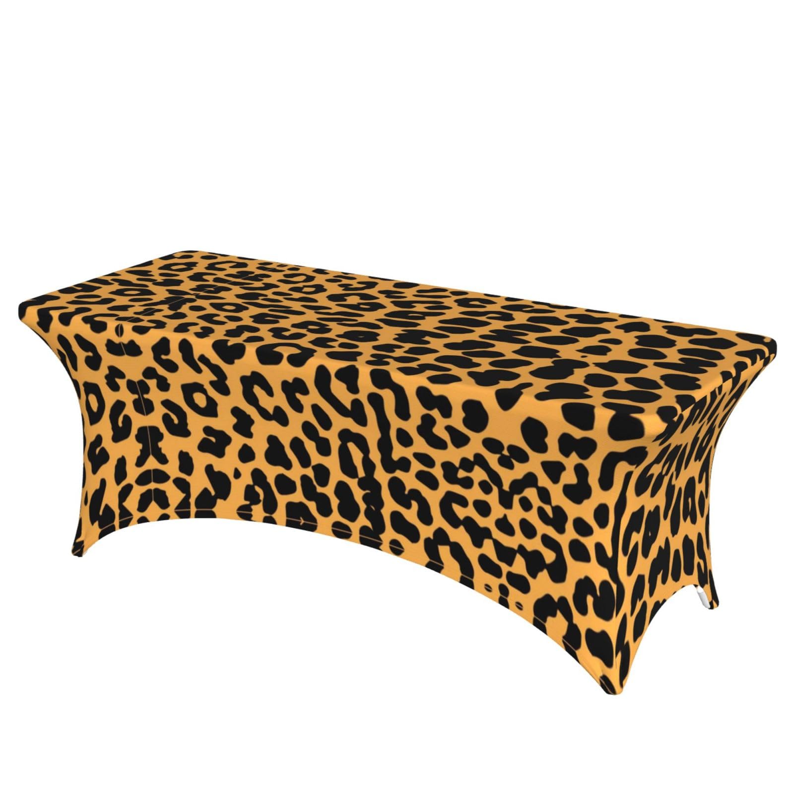 ERCgad Leopard Print Print Rectangular Tablecloth Dining Banquet Party Events Home Celebration Table Cover