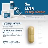 Dr. Tobias Liver 21 Day Cleanse - Herbal Liver Detox Cleanse with Milk Thistle Dandelion Root & Artichoke Extract | Supports Liver Health & Digestion (63 Vegetarian Capsules (126 Count (Pack of 2))