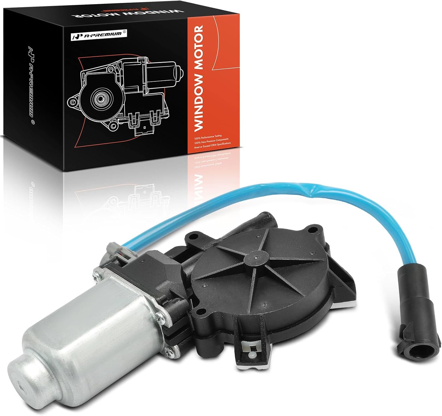 A-Premium Power Window Lift Motor Compatible with Ford F-250/F-350/F-550 Super Duty 2000-2010, F-450 Super Duty 2000-2007, Rear Left Driver Side