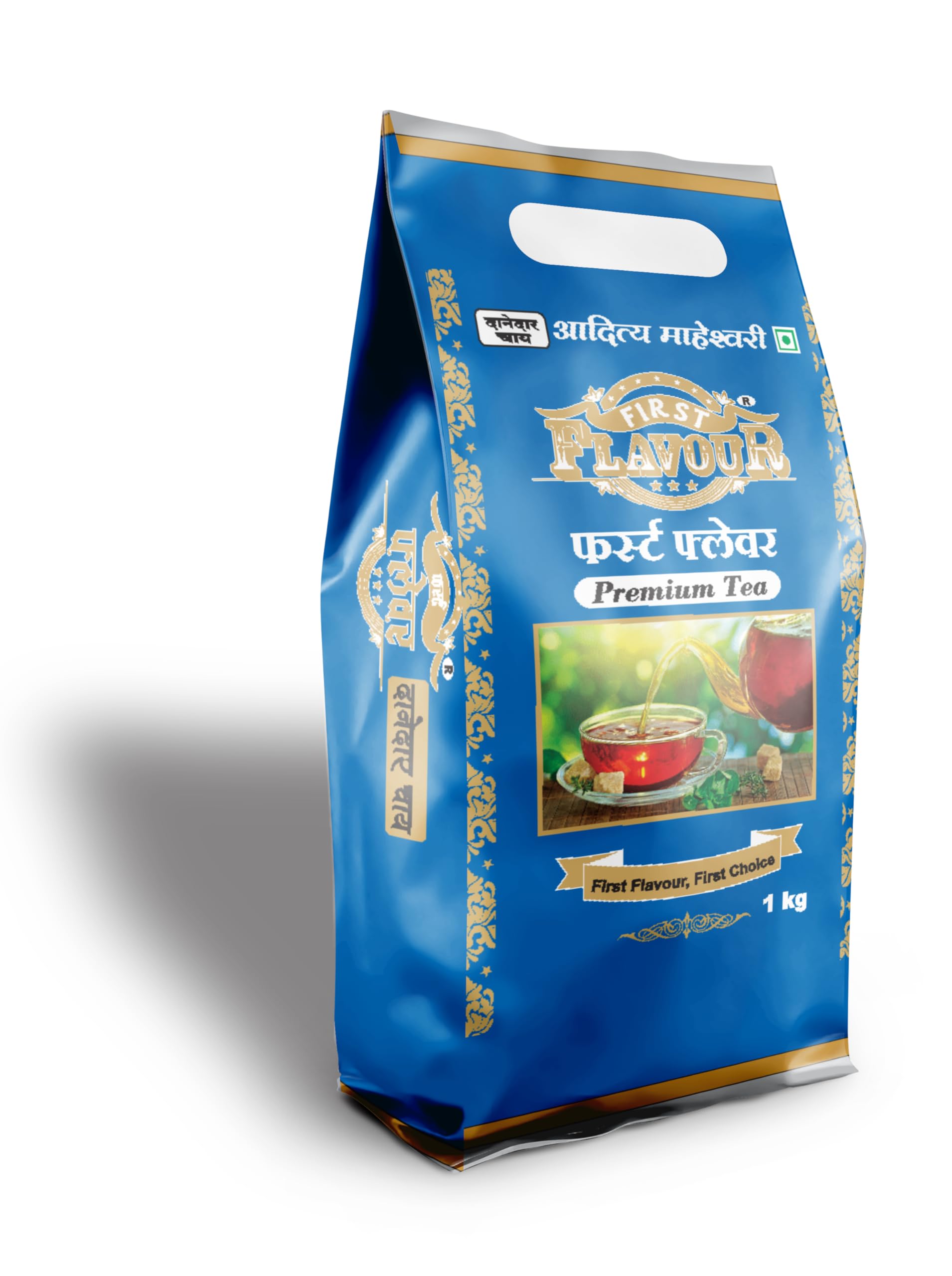 First Flavour Premium Danedaar Leaf Tea – 1Kg (Pack of 1) | Strong Kadak Chai | Fresh Assam Tea | Rich Aroma & Taste | Strong blend | Refreshing | All Natural Ingredients | No preservatives