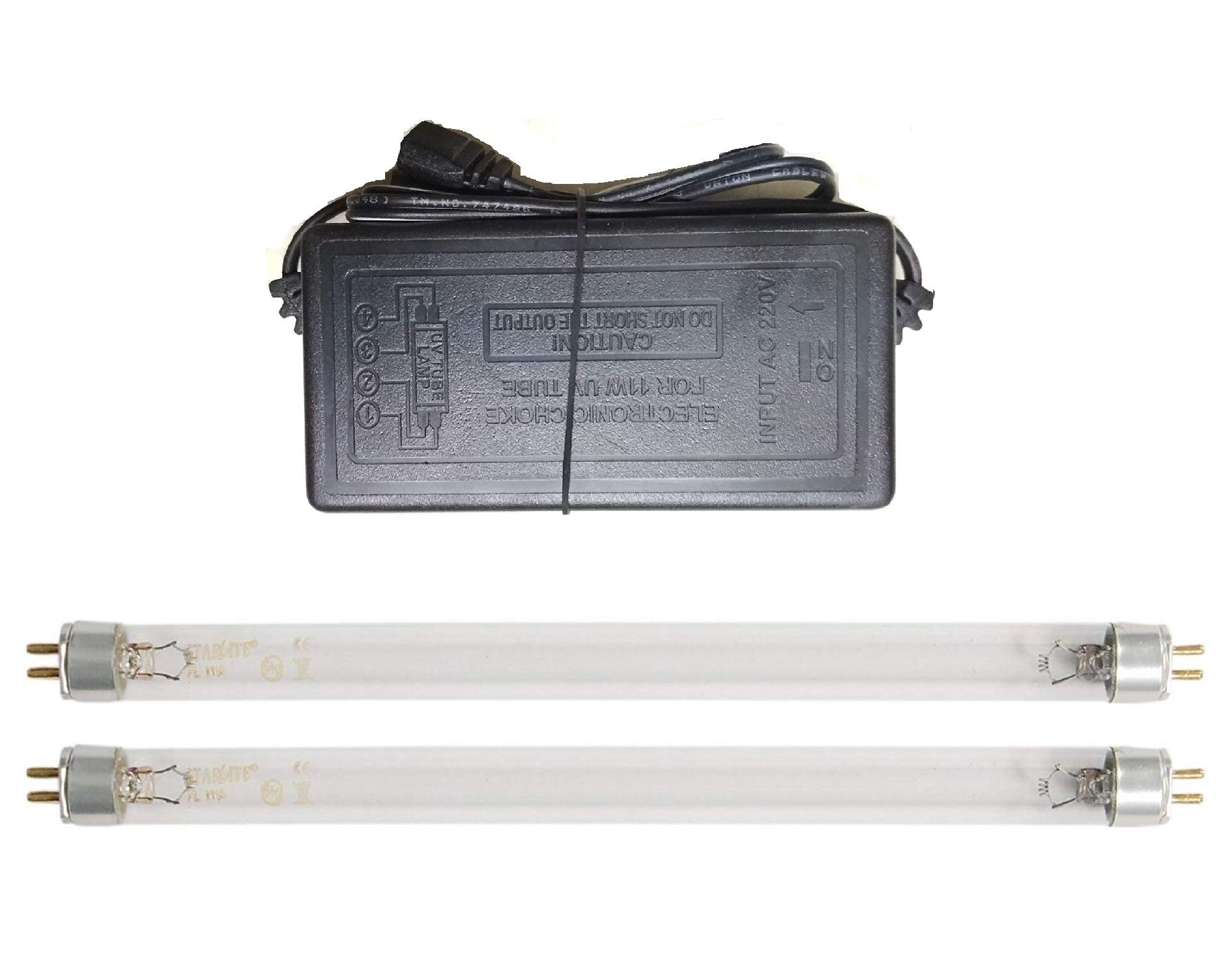 KRPLUS 2 Pcs. 11W Uv Lamp With UV Choke Ballast AC Power with Input 220V and Output Power 11W for UV LAMP Tube for All Type Of RO UV UF Water Purifier (Pack Of 3)