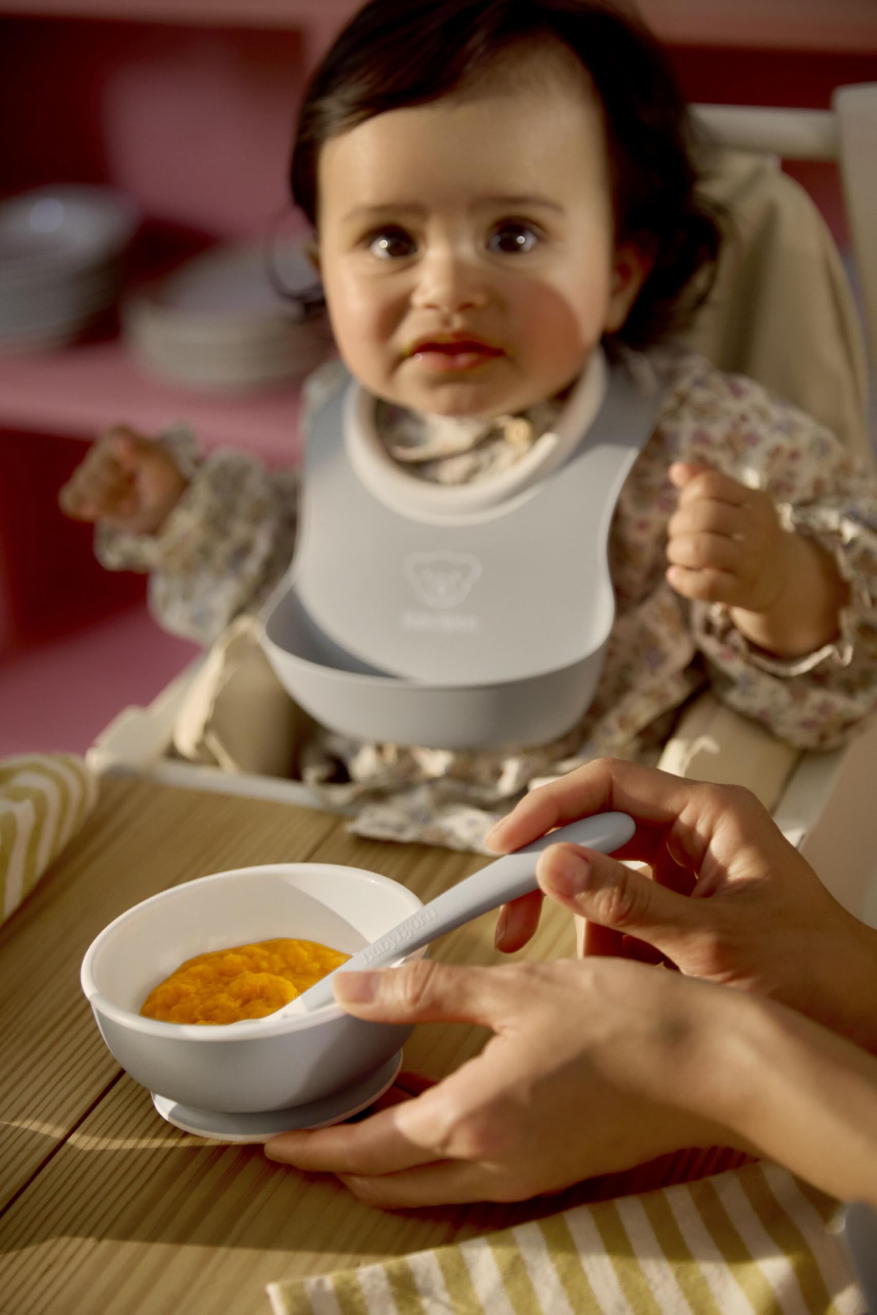 BabyBjörn Ciotola per bambini, 2 pezzi, Grigio