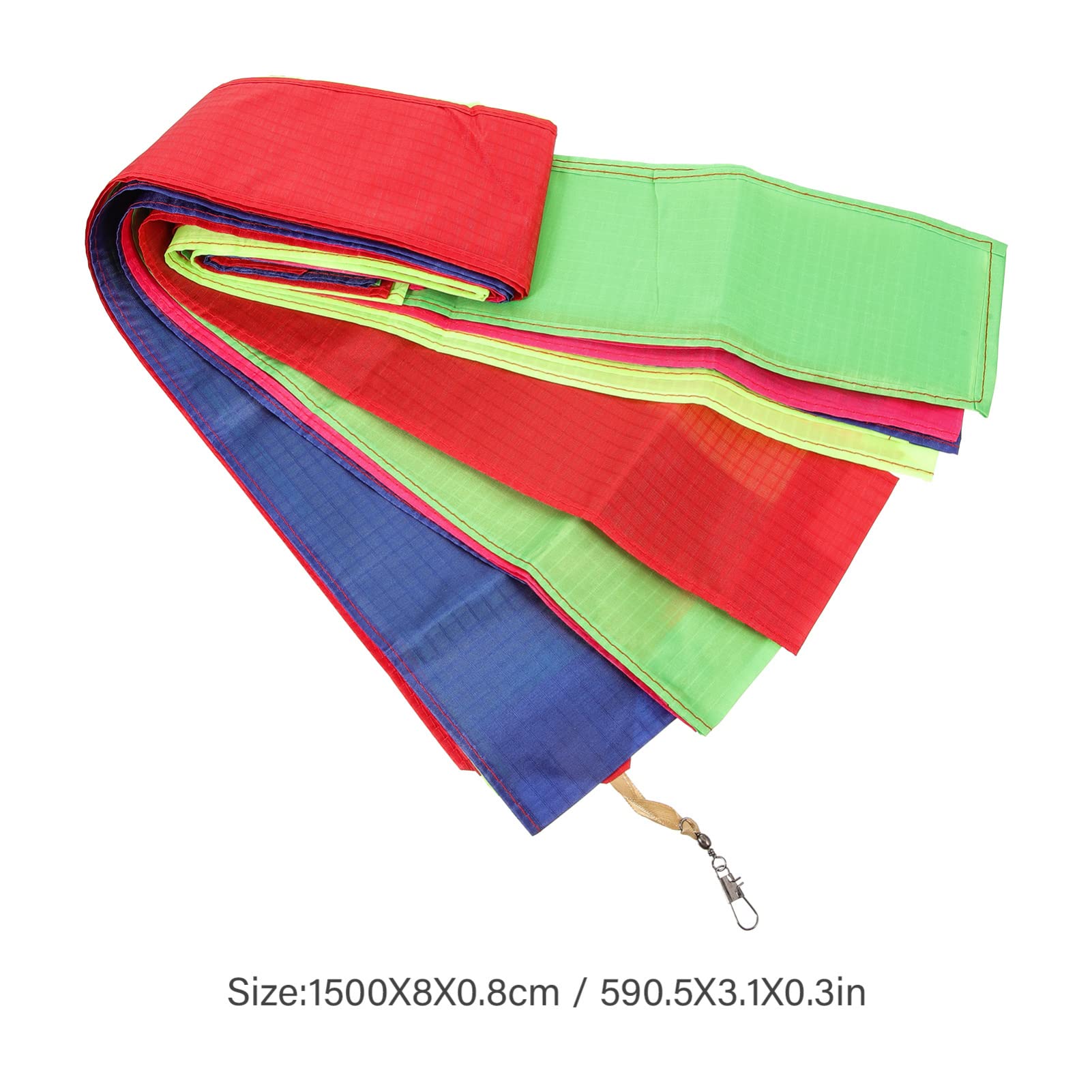 POPETPOP Rainbow Streamer Wand Kite Tail Long Tail Streamers for Kite Flying Easy to Apply Connector Design