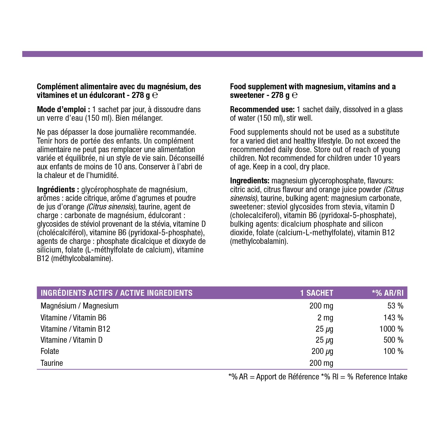 Metagenics NutriMag Magnésium, Stress Fatigue, Citron Vert, 84 Sachets | Magnésium avec vitamines B6, B12, D et folate. Contribue à réduire la fatigue et au métabolisme énergétique normal.