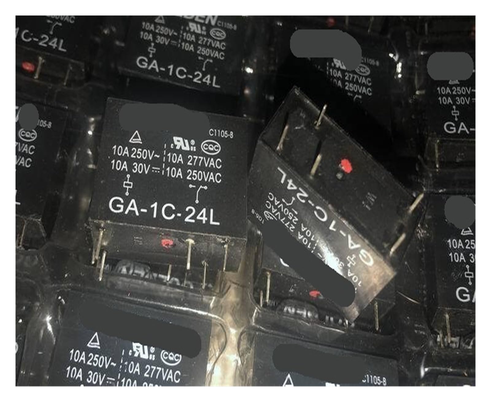 Relais 24V 10A GA-1C-24L à 5 broches haute isolation thermique NISZA 1
