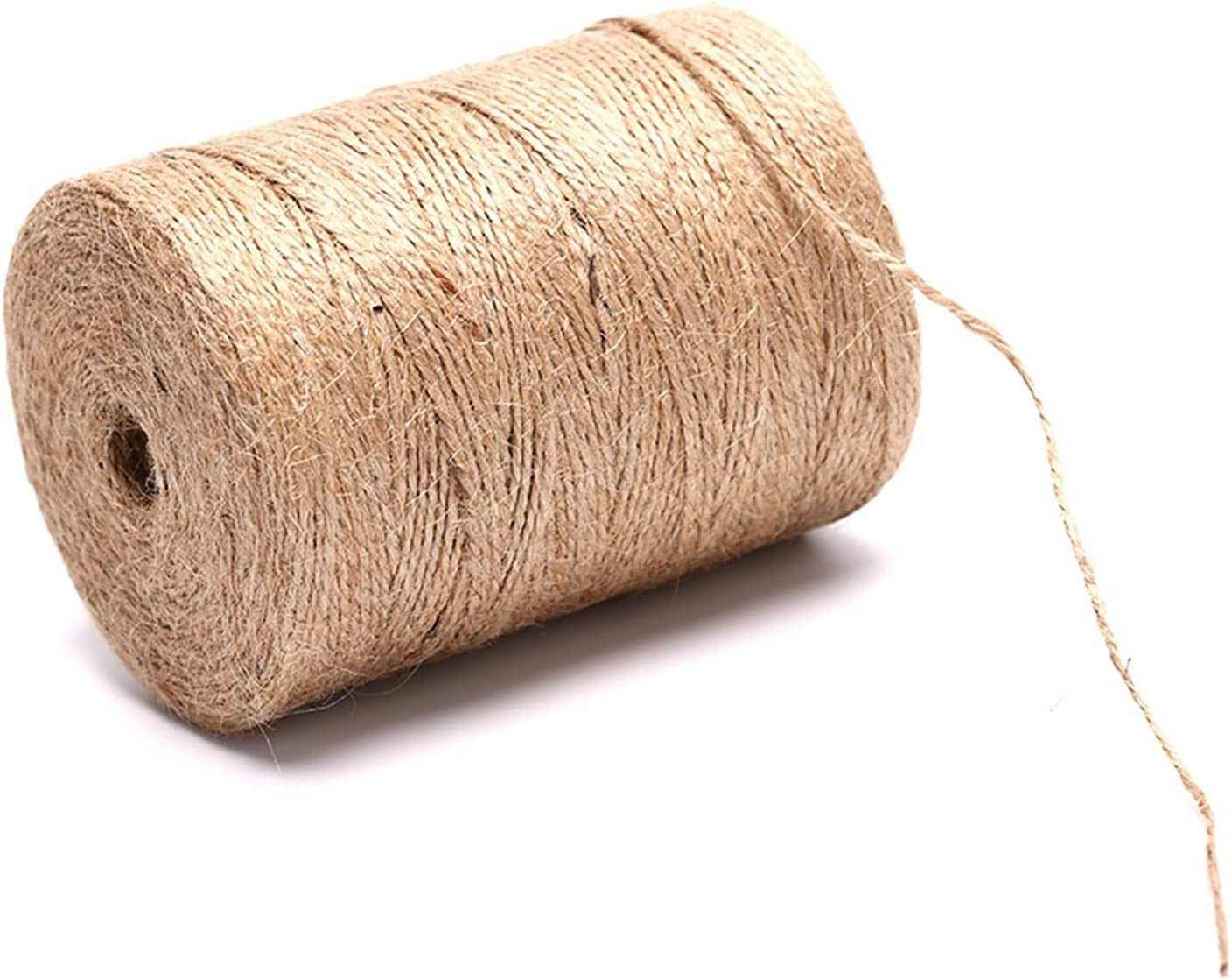 Naturalny sznurek jutowy, 50-300M Natural Burlap Hessian Jute Twine